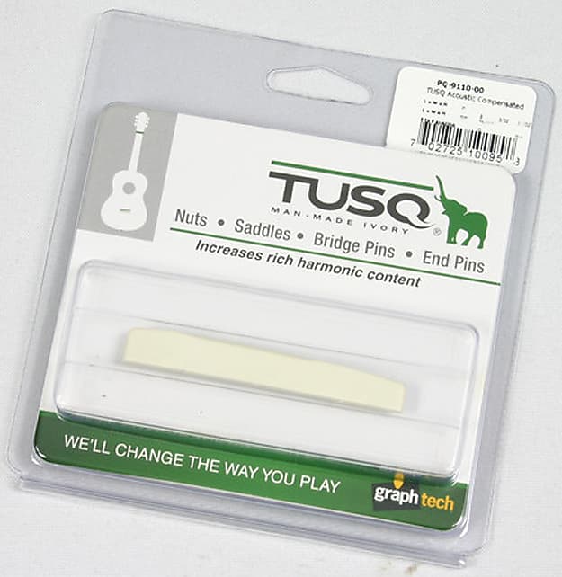 Graph Tech PQ 9110 Tusq Compensated saddle for Martin guitars 2021