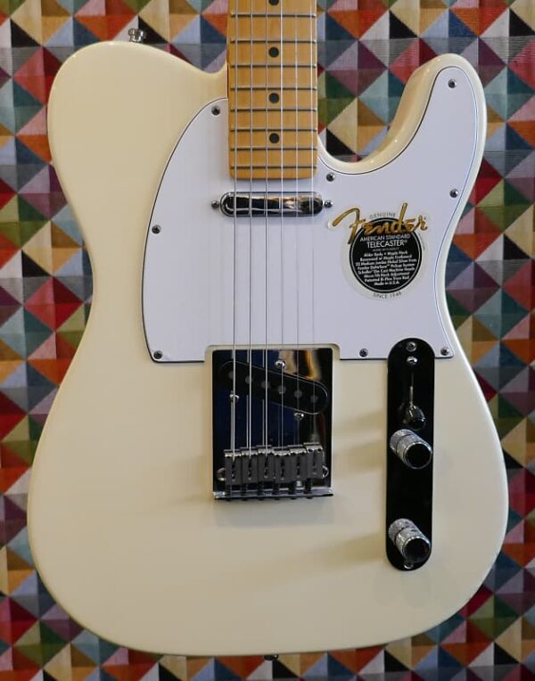 Fender American Standard Telecaster with Maple Fretboard 1997 - 2000 - Olympic White - Image 5