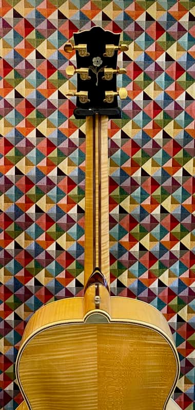 Dick Knight Jumbo Acoustic Guitar 70s -80s - Blonde - Image 8