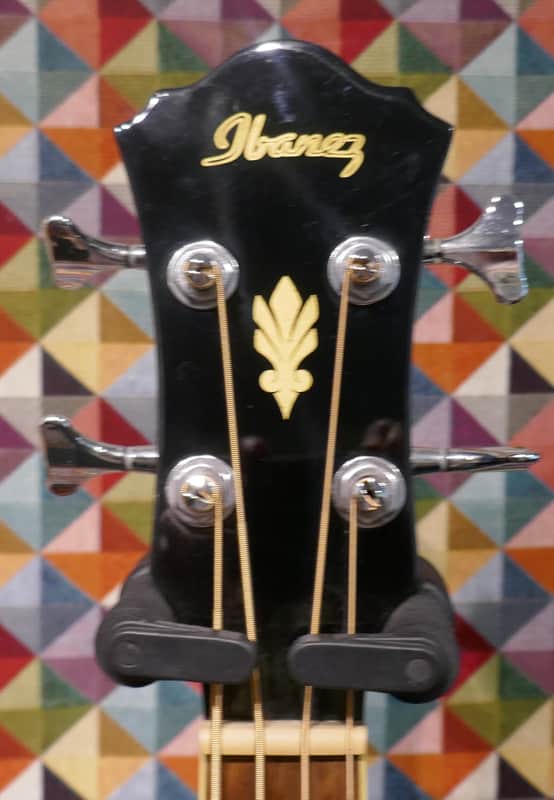 Ibanez AEB8E Acoustic Bass - Black - Image 3