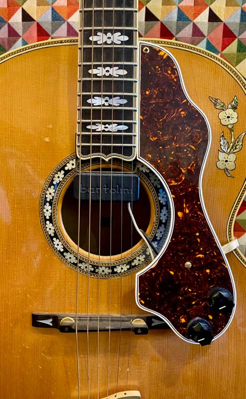 Dick Knight Jumbo Acoustic Guitar 70s -80s - Blonde - Image 3