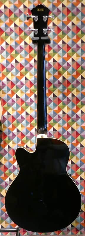 Ibanez AEB8E Acoustic Bass - Black - Image 9