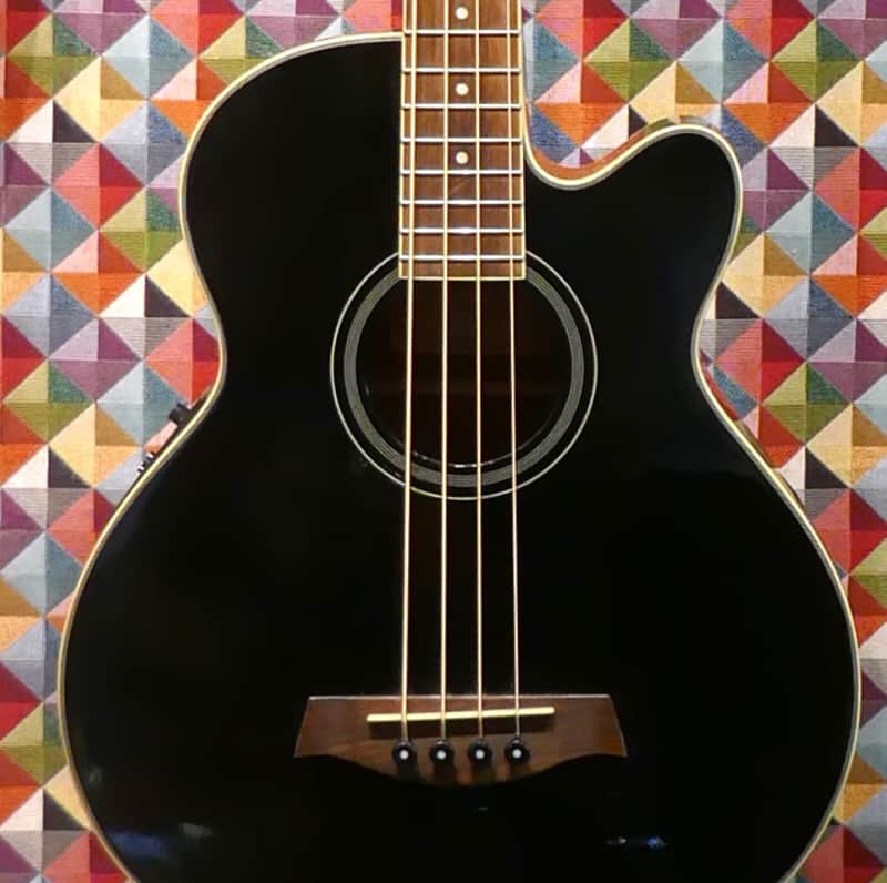 Ibanez AEB8E Acoustic Bass - Black