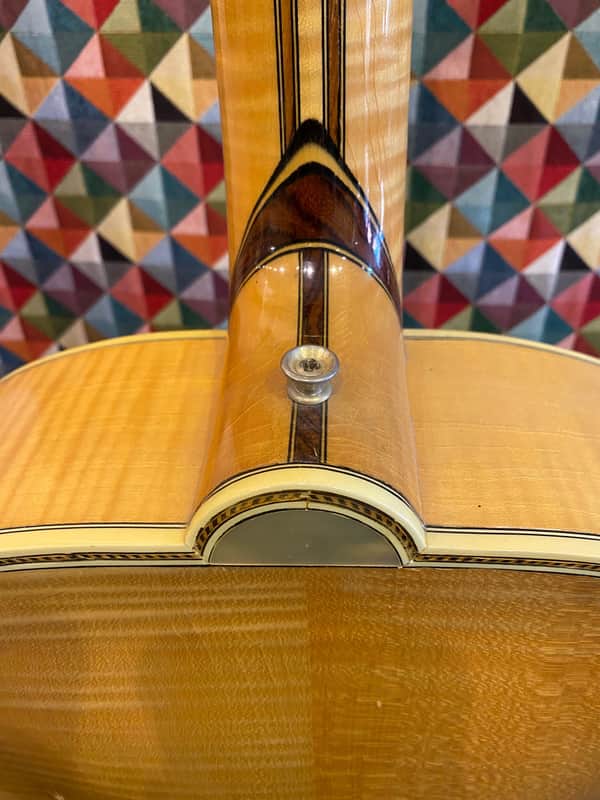 Dick Knight Jumbo Acoustic Guitar 70s -80s - Blonde - Image 10