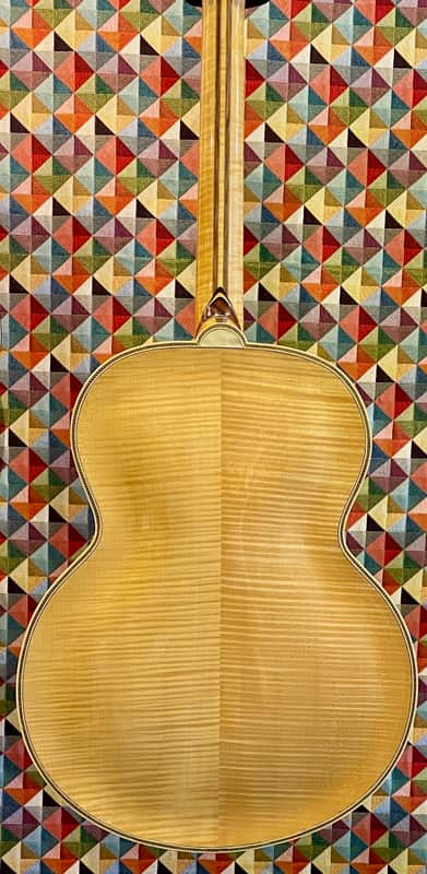 Dick Knight Jumbo Acoustic Guitar 70s -80s - Blonde - Image 7