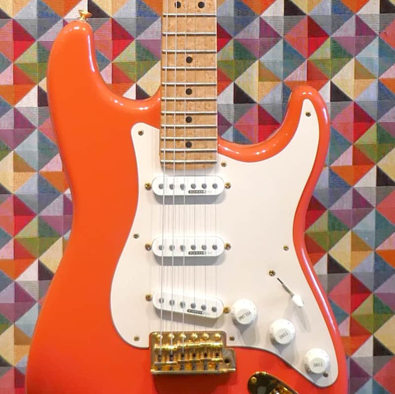 Fender Stratocaster Hank Marvin 40th Anniversary No.1 1998 - Fiesta Red